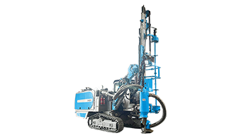 Integrated DTH drilling rig